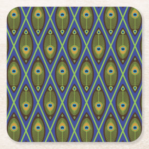 Dessous De Verre Carré Motif asiatique