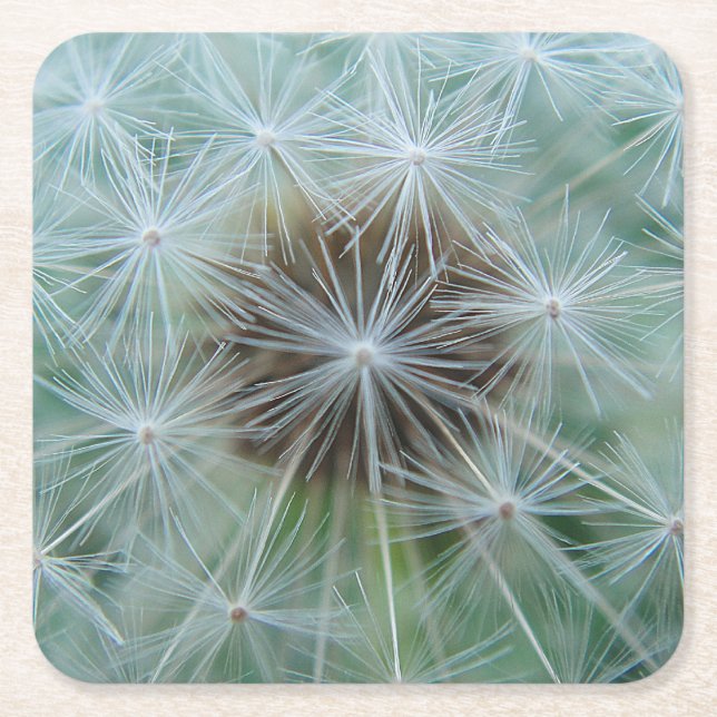 Dessous De Verre Carré Motif blanc (Devant)