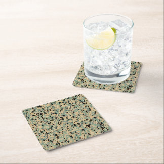 Dessous De Verre Carré Motif camouflage numérique – Tan-Green SM