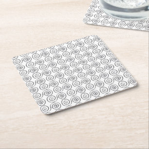 Dessous De Verre Carré Motif celtique à double spirale