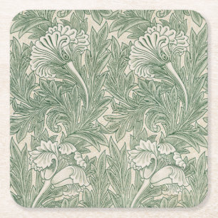 Dessous De Verre Carré Motif de fleurs, William Morris