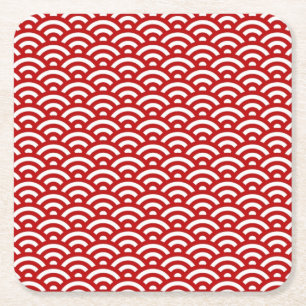 Dessous De Verre Carré Motif de Japonais