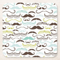 Motif de moustache, rétro style 2