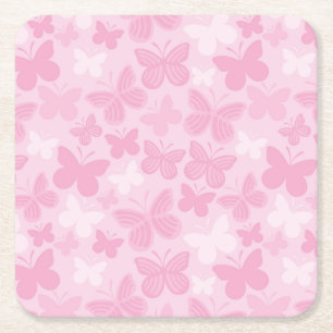 Dessous De Verre Carré Motif de papillon