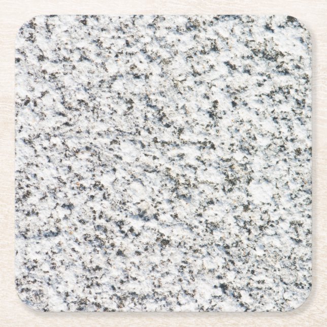 Dessous De Verre Carré motif de surface granitique (Devant)