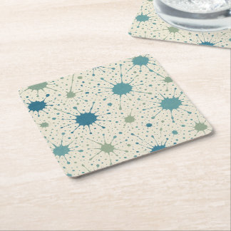 Dessous De Verre Carré Motif de taches de peinture