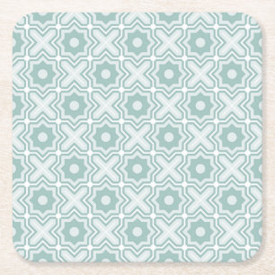 Dessous De Verre Carré Motif de treillis en bande