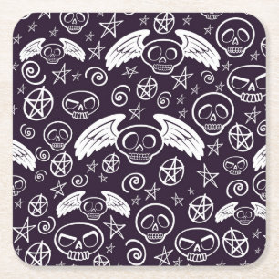 Dessous De Verre Carré Motif de "vaudou"