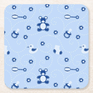 Dessous De Verre Carré Motif d'édredon de bébé