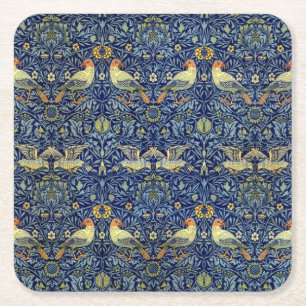 Dessous De Verre Carré Motif d'oiseau de William Morris