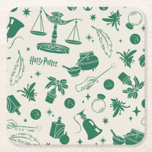 Dessous De Verre Carré MOTIF du club de classe HOGWARTS™