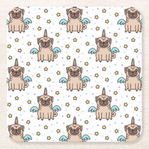 Dessous De Verre Carré Motif d'Unipug