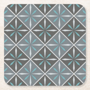 Dessous De Verre Carré Motif en céramique