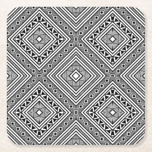 Dessous De Verre Carré Motif ethnique sans couture