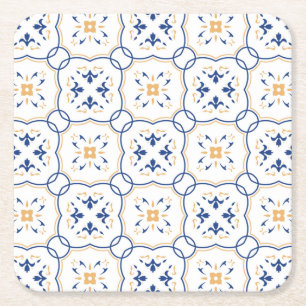 Dessous De Verre Carré Motif floral