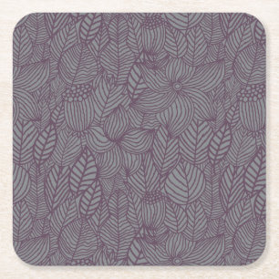 Dessous De Verre Carré Motif floral 3