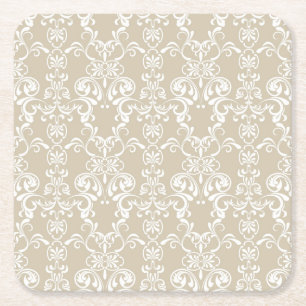 Dessous De Verre Carré Motif floral 4
