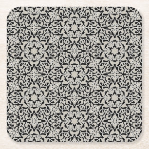 Dessous De Verre Carré Motif floral arabe