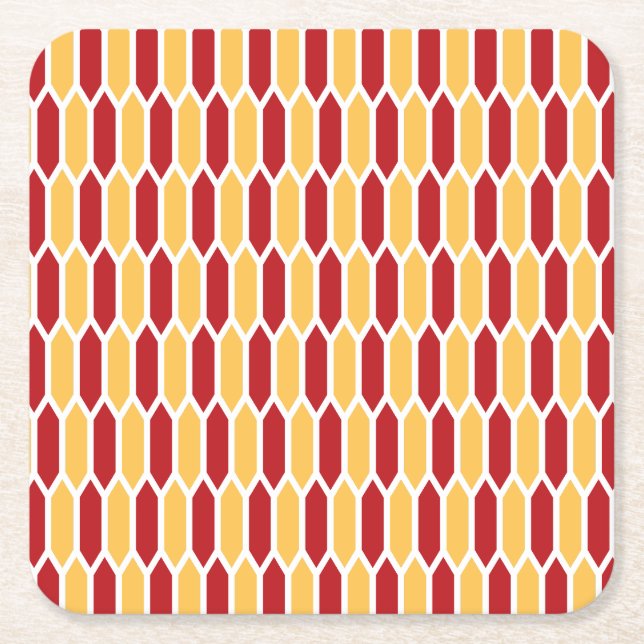 Dessous De Verre Carré Motif géométrique (Devant)