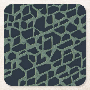 Dessous De Verre Carré Motif géométrique