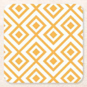 Dessous De Verre Carré Motif géométrique formé par pastille