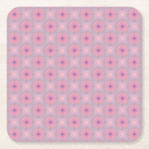 Dessous De Verre Carré Motif Mandala