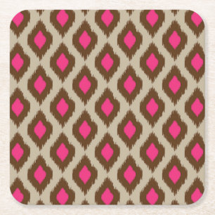 Dessous De Verre Carré motif moderne de ikat