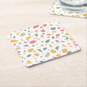 Dessous De Verre Carré Motif pastel moderne
