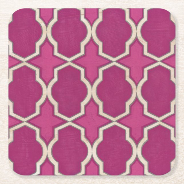 Dessous De Verre Carré Motifs de marché II (Devant)