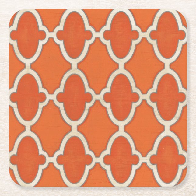 Dessous De Verre Carré Motifs du marché III (Devant)