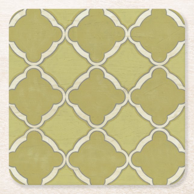 Dessous De Verre Carré Motifs du marché IX (Devant)