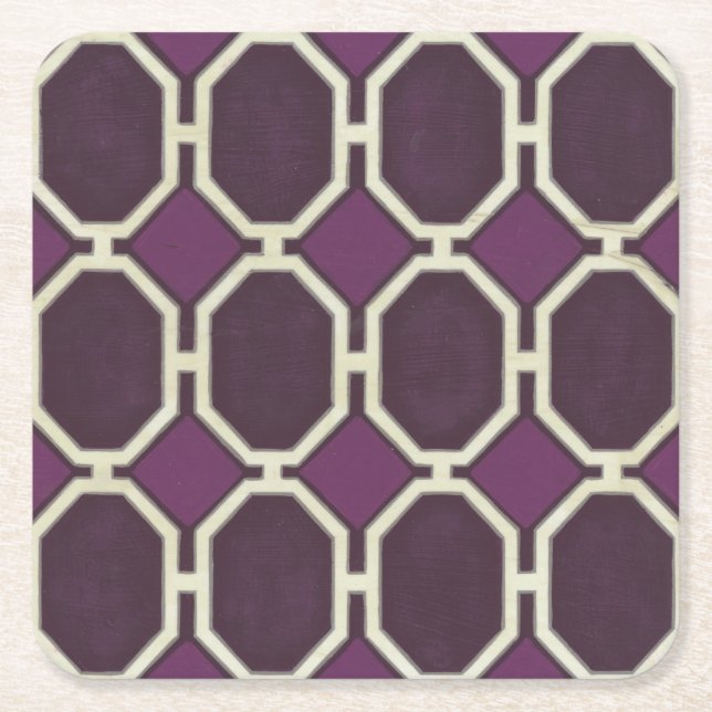 Dessous De Verre Carré Motifs du marché VIII (Devant)