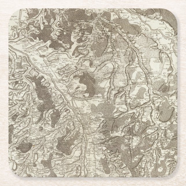 Dessous De Verre Carré Moulins (Devant)