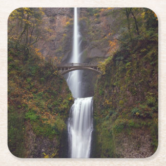 Dessous De Verre Carré Multnomah tombe en défunt automne