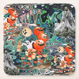 Dessous De Verre Carré My Super Halloween V2