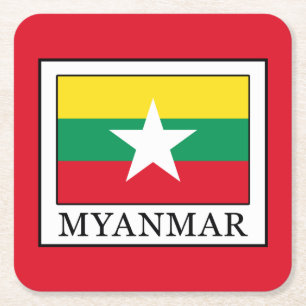 Dessous De Verre Carré Myanmar
