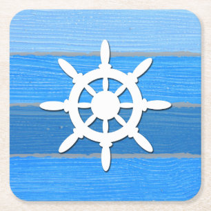 Dessous De Verre Carré Nautical themed design