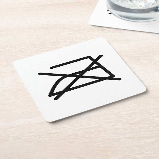 DESSOUS DE VERRE CARRÉ NE REFROIREZ PAS ! (Incliné)