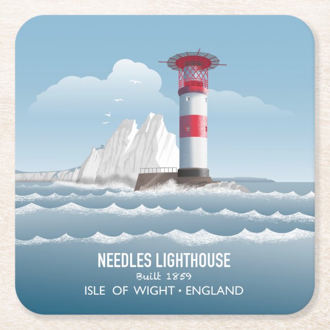 Dessous De Verre Carré Needles Lighthouse (Devant)