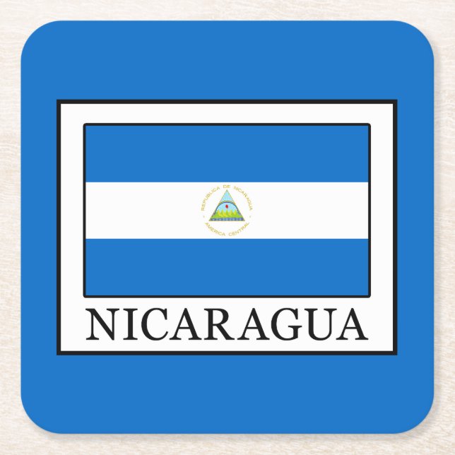 Dessous De Verre Carré Nicaragua (Devant)