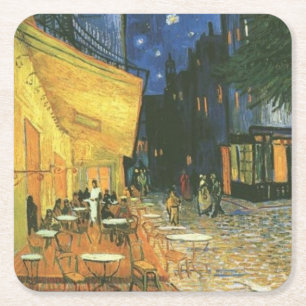 Dessous De Verre Carré Night Cafe Peinture de van Gogh