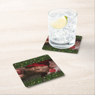 Dessous De Verre Carré Noël SlipperyJoe sucres de canne poitrine mâle Pèr
