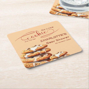 Dessous De Verre Carré Notre Petit Cookie Est En Route Cadeau De Baby Sho