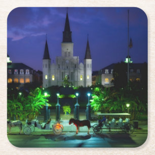 Dessous De Verre Carré Nouvelle-Orléans, Louisiane