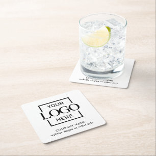 Dessous De Verre Carré Objets promotionnels personnalisés avec logo d'ent