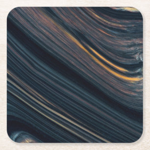 Dessous De Verre Carré Obsidienne Goldsheen acajou