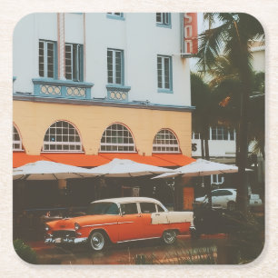 Dessous De Verre Carré Ocean Drive, South Beach, Miami