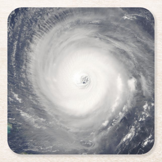 Dessous De Verre Carré Oeil de l'ouragan (Devant)
