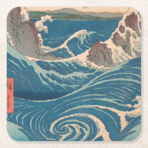 Dessous De Verre Carré Oeuvre japonaise de Naruto Whirlpool
