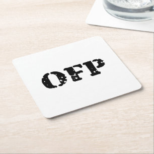 DESSOUS DE VERRE CARRÉ OFP